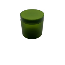 Plastic Luxury  PET 200ml Matte Green Color Cosmetic Jar